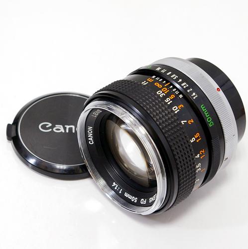 中古 キャノン FD 50mm F1.4 初期型 Canon｜カメラのことなら八百富写真機店